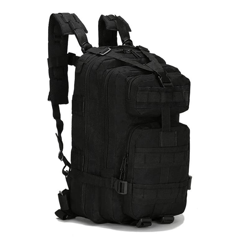 55 L Siyah Taktik Outdoor Sırt Çantası - Askeri Kamp Dağcı Çanta